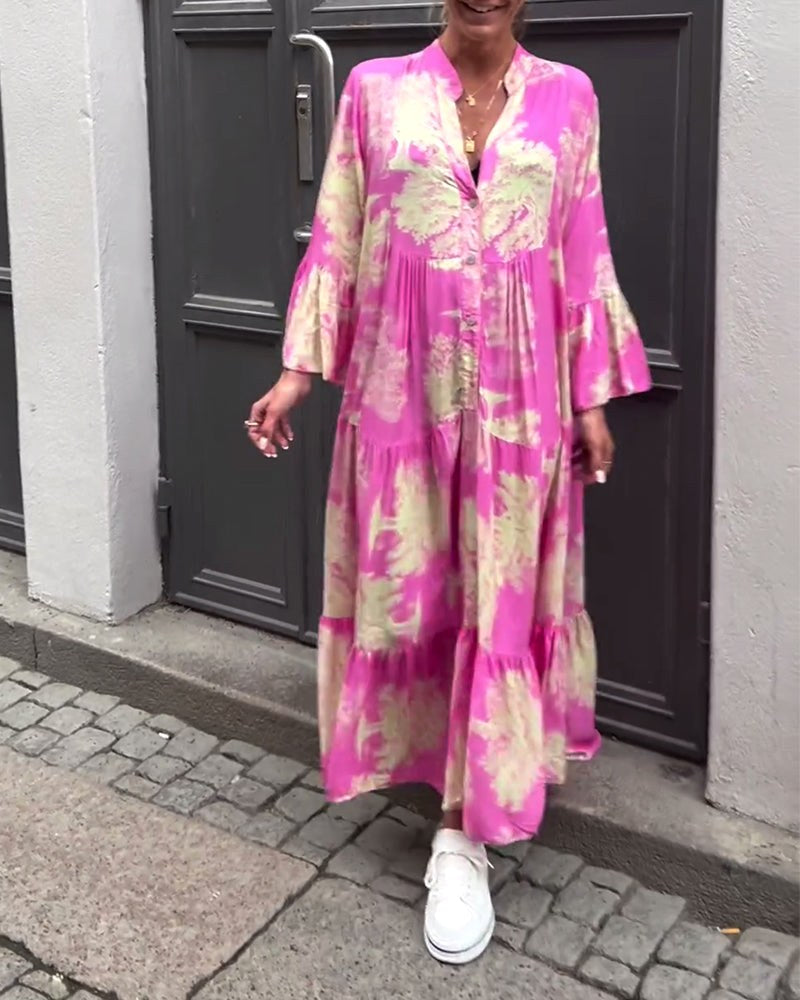 Eliana | Women's Floral Print Maxi Dress - image 7
