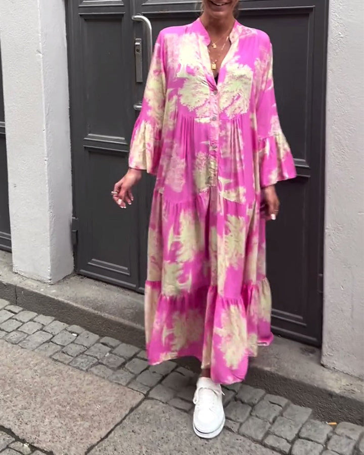 Eliana | Women's Floral Print Maxi Dress - image 7