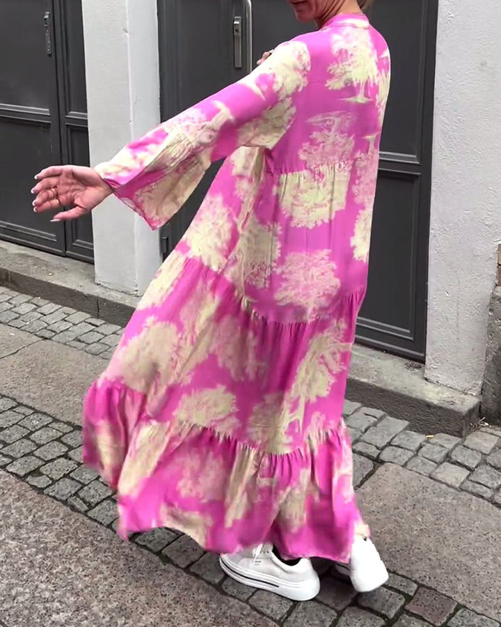 Eliana | Women's Floral Print Maxi Dress - image 8
