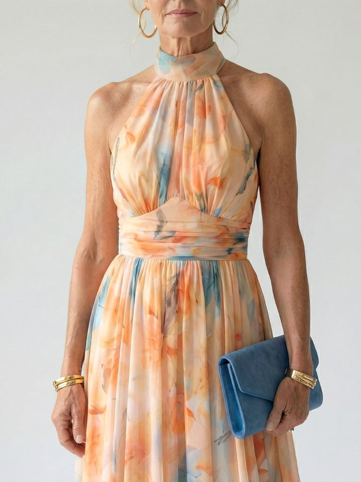 Elin | Women's Halter Midi Dress - image 2
