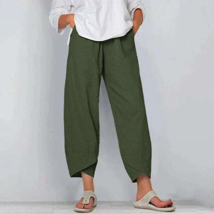 Elina | Women's Lightweight Summer Trousers - Grey