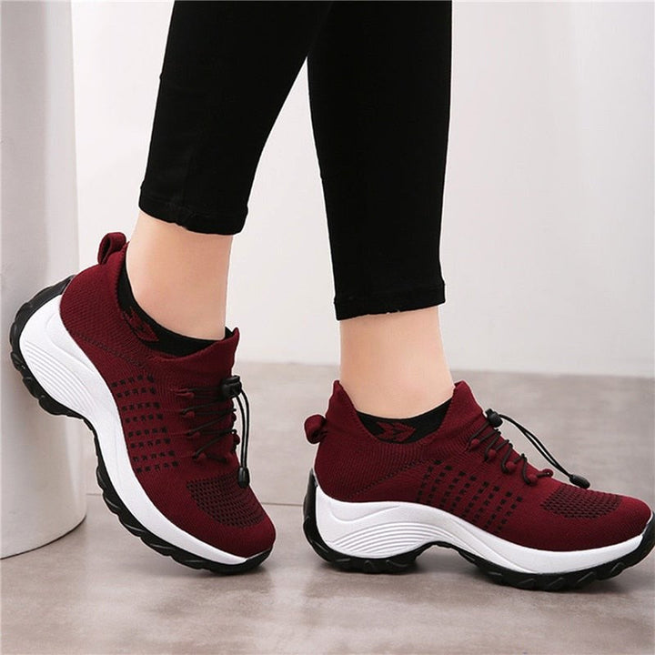Elina | Women's Orthopedic Comfort Shoes - Red
