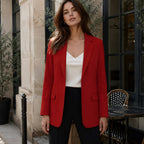 Eliza | Women's Fitted Blazer, Tailored Structured Jacket | Animated Apparel