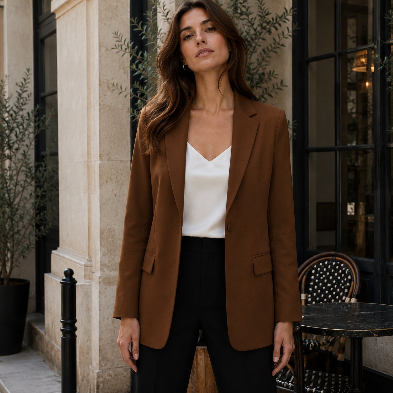 Eliza | Women's Fitted Blazer, Tailored Structured Jacket | Animated Apparel