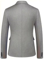 Elliot | Men's Slim-Fit Three-Piece Suit, Double-Breasted Waistcoat Trouser Suit | Animated Apparel