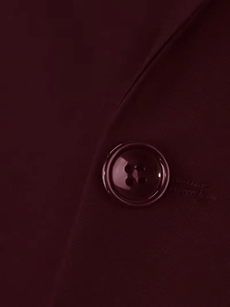 Elliot | Men's Slim-Fit Three-Piece Suit, Double-Breasted Waistcoat Trouser Suit | Animated Apparel