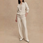 Elodie | Women's Knit Zip-Up Two-Piece Set, Coordinated Lounge Set | Animated Apparel