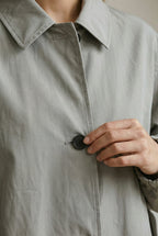 Elodie | Women's Relaxed Tailored Trench Coat, Beige Autumn Coat | Animated Apparel