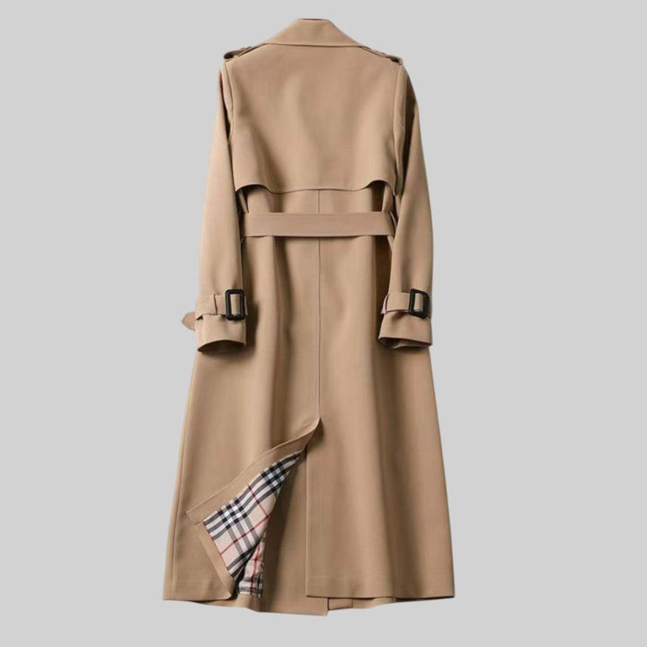 Eloise | Women's Belted Double-Breasted Trench Coat, Longline Winter Coat | Animated Apparel