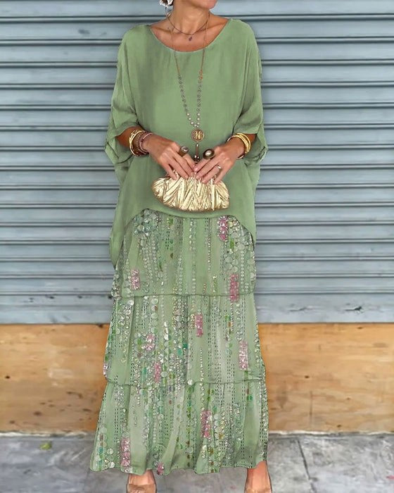 Emery | Women's Layered Boho Maxi Dress - image 2