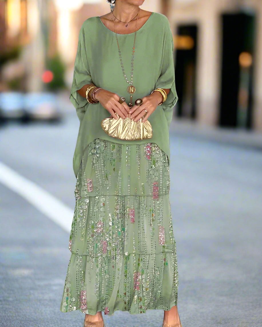 Emery | Women's Layered Boho Maxi Dress - image 3