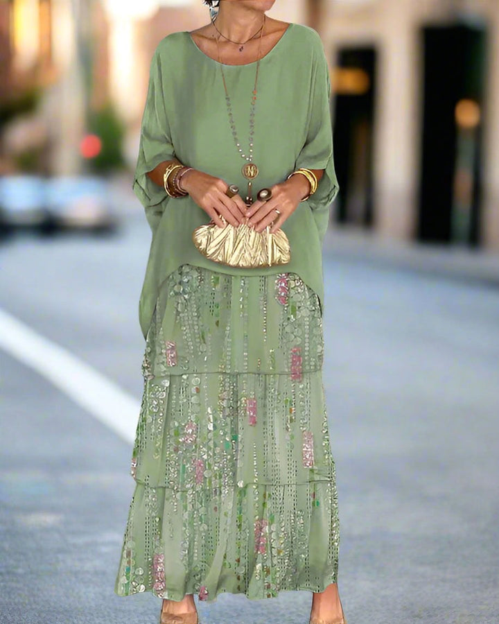Emery | Women's Layered Boho Maxi Dress - image 3
