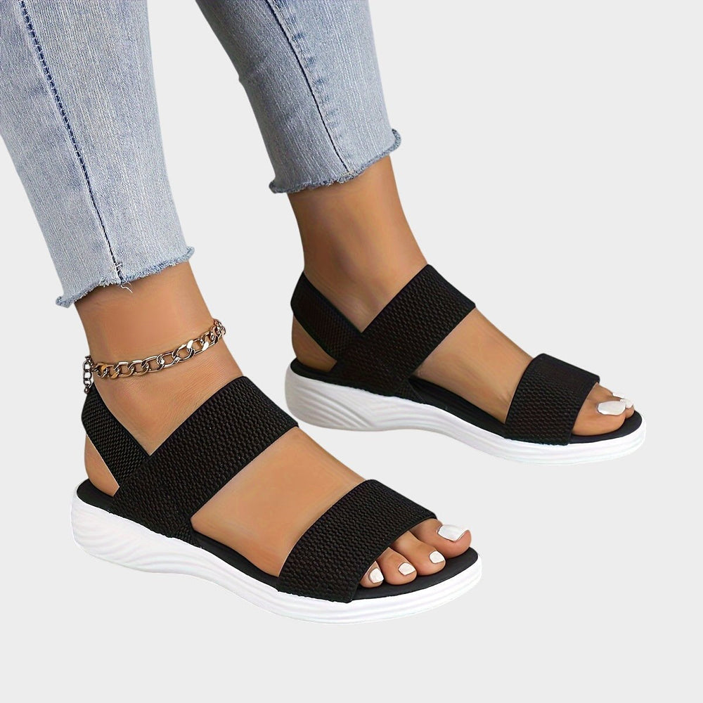 Emilia | Women's Orthopedic Stretch Sandals - Dark Blue