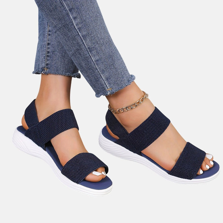 Emilia | Women's Orthopedic Stretch Sandals - Gray