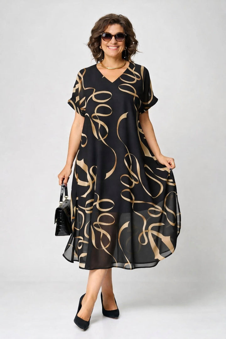 Emma | Women's Relaxed Midi Dress - image 3