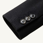 Emmett | Men's Wool-Cashmere Mid-Length Coat, Tailored Autumn Coat | Animated Apparel