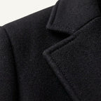 Emmett | Men's Wool-Cashmere Mid-Length Coat, Tailored Autumn Coat | Animated Apparel
