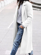 Esther | Women's Oversized Trench Coat with Wide Lapel, Long Relaxed Coat | Animated Apparel