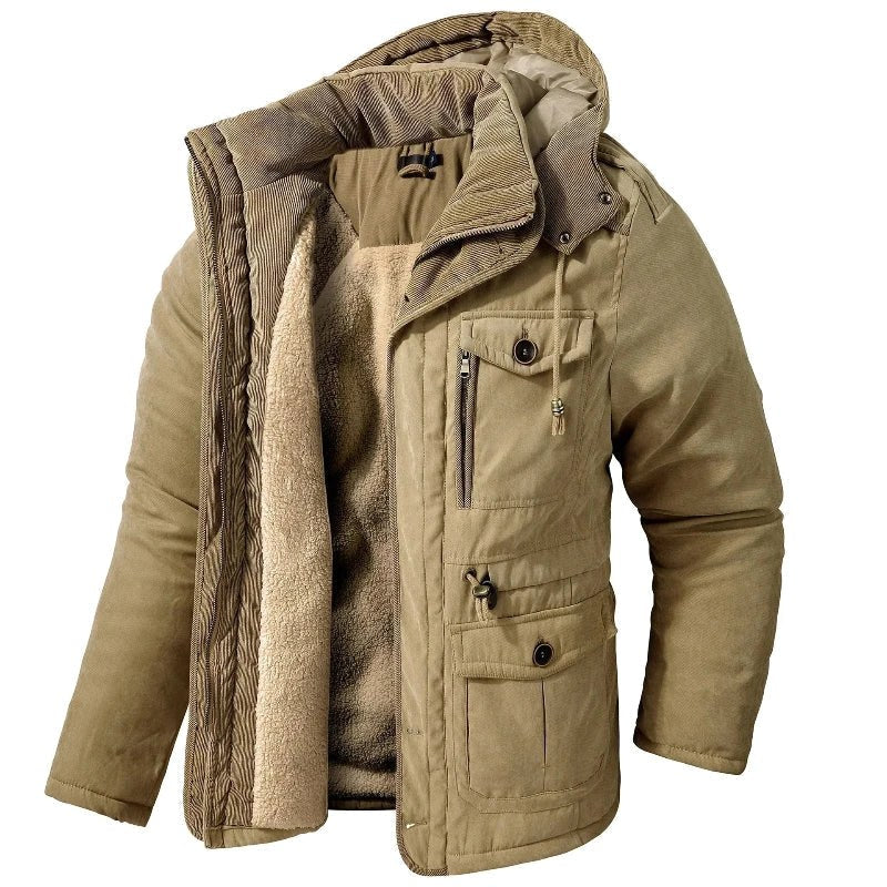 Ethan | Men's Insulated Jacket with Cold Protection, Windproof Autumn Jacket | Animated Apparel | Blue