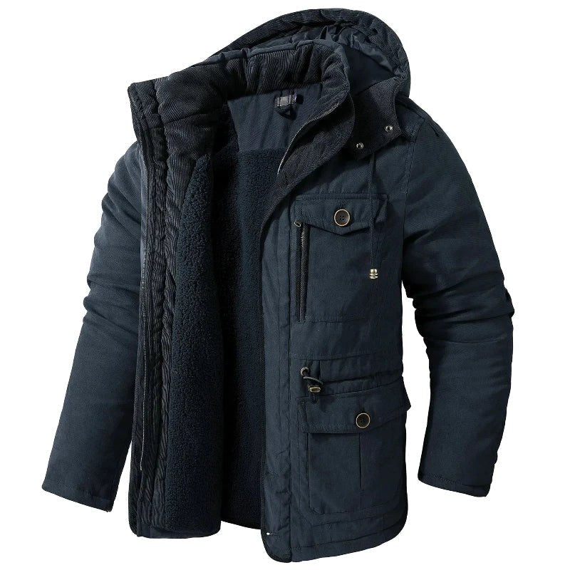 Ethan | Men's Insulated Jacket with Cold Protection, Windproof Autumn Jacket | Animated Apparel | Green