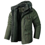 Ethan | Men's Insulated Jacket with Cold Protection, Windproof Autumn Jacket | Animated Apparel | Grey