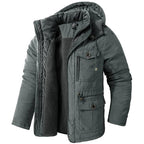 Ethan | Men's Insulated Jacket with Cold Protection, Windproof Autumn Jacket | Animated Apparel | Black