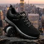 Ethan | Men's Suede and Mesh Hiking Shoes, Grip Sole Walking Shoes | Animated Apparel