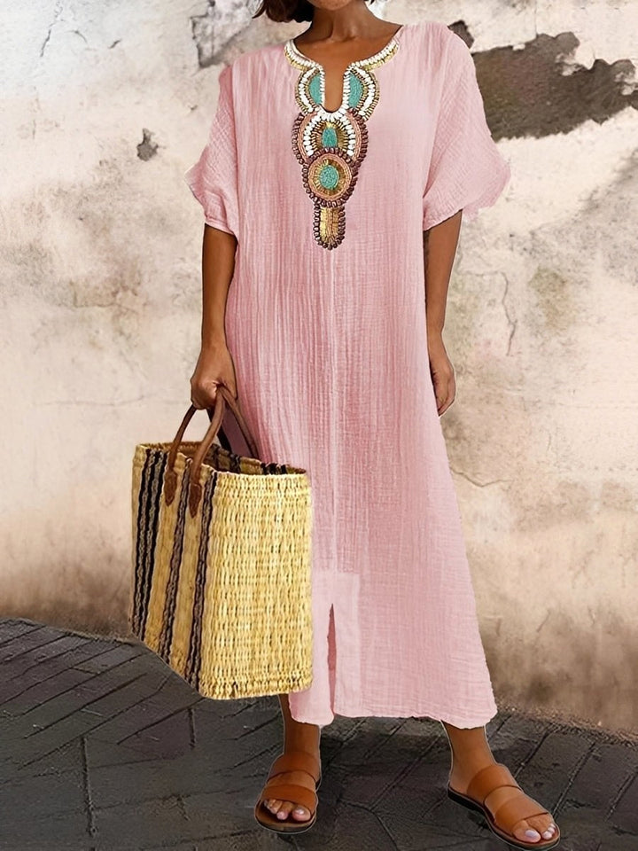 Everly | Women's Boho Casual Midi Dress - image 2