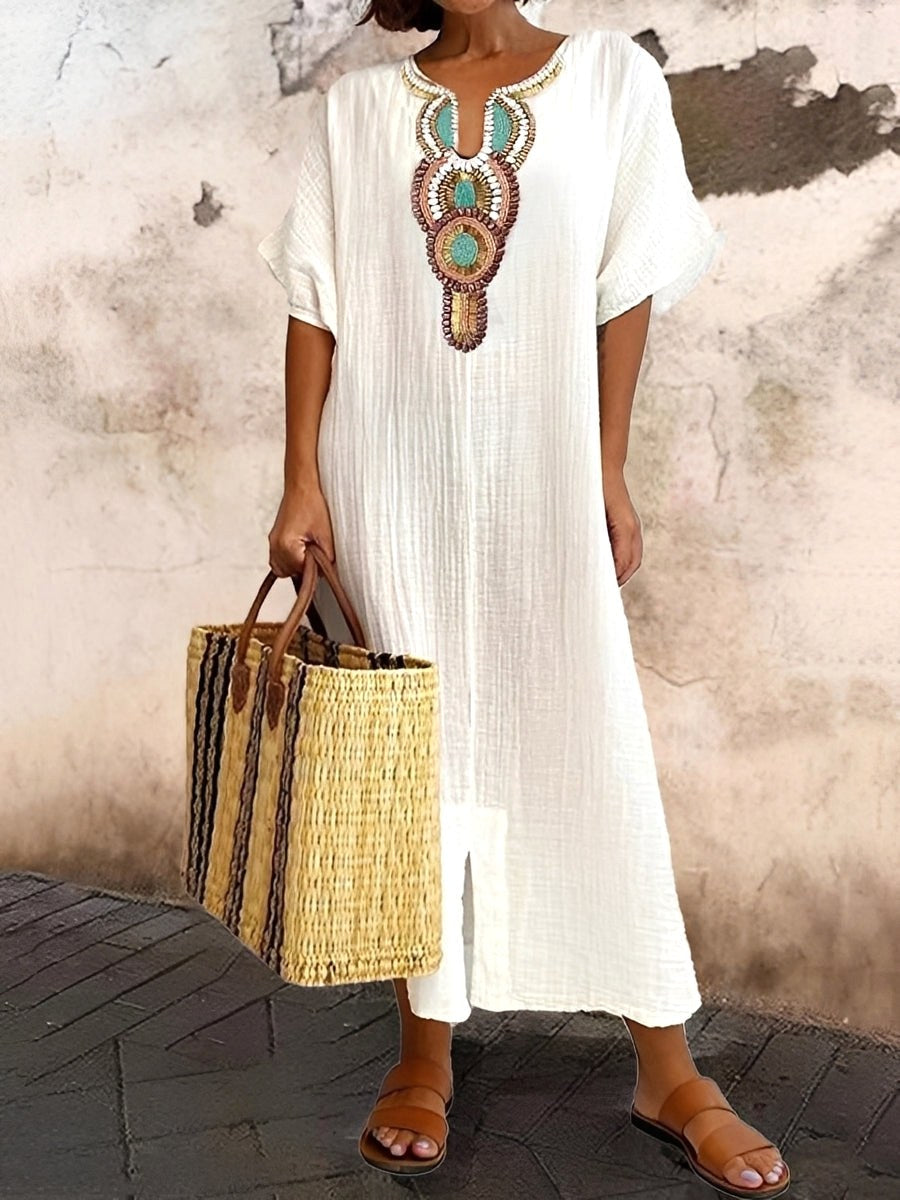 Everly | Women's Boho Casual Midi Dress - image 4