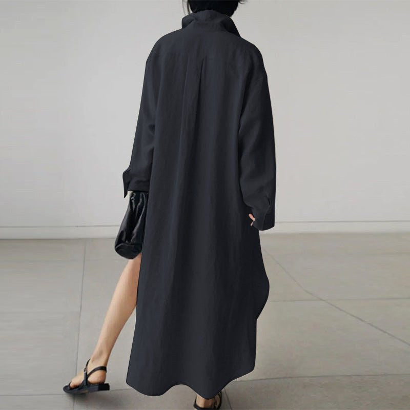 Everly | Women's Oversized Cotton Shirt Dress - image 3