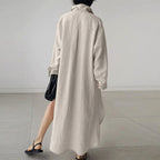 Everly | Women's Oversized Cotton Shirt Dress - image 6