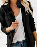 Evie | Women's Structured Utility Jacket, Smart Casual Jacket | Animated Apparel