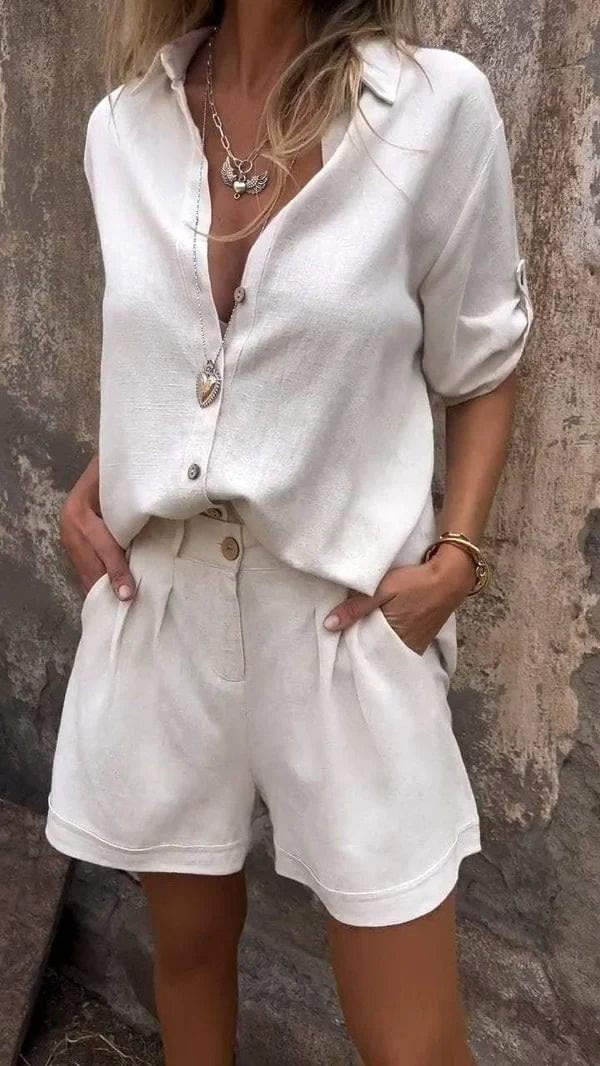 Faith | Women's Linen Two-Piece Set - image 2