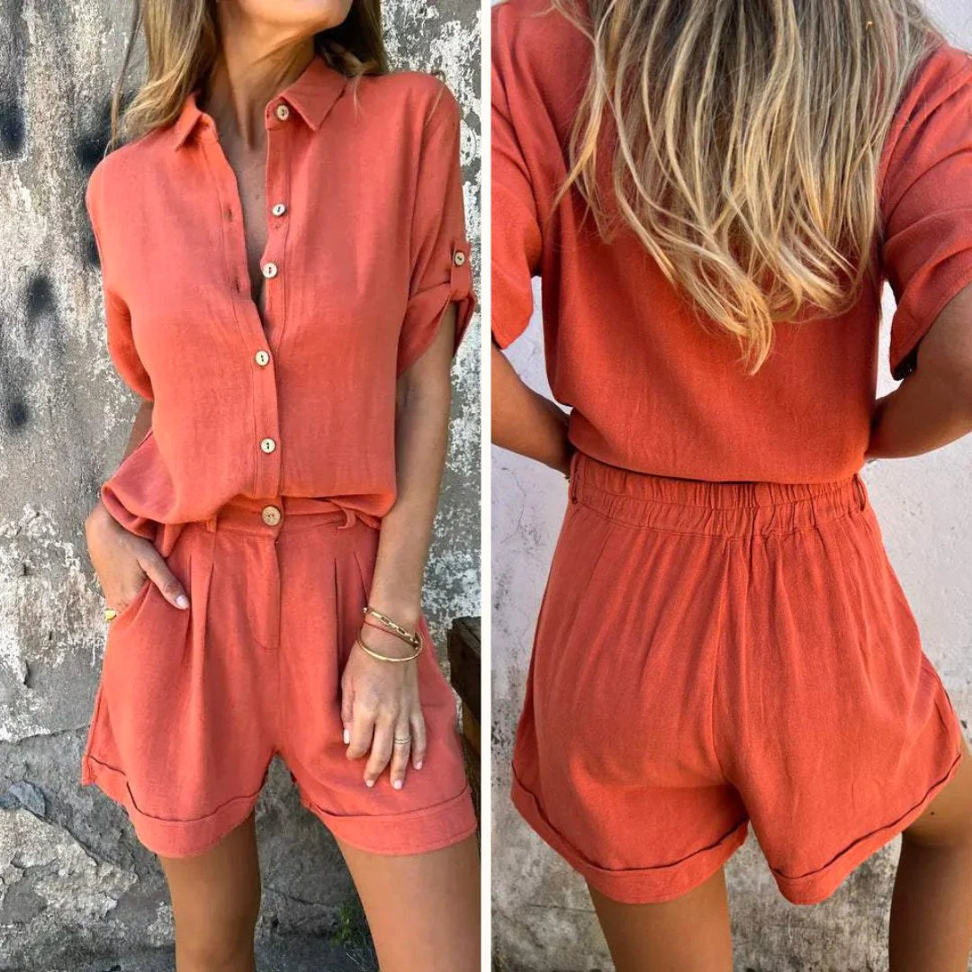 Faith | Women's Linen Two-Piece Set - image 5