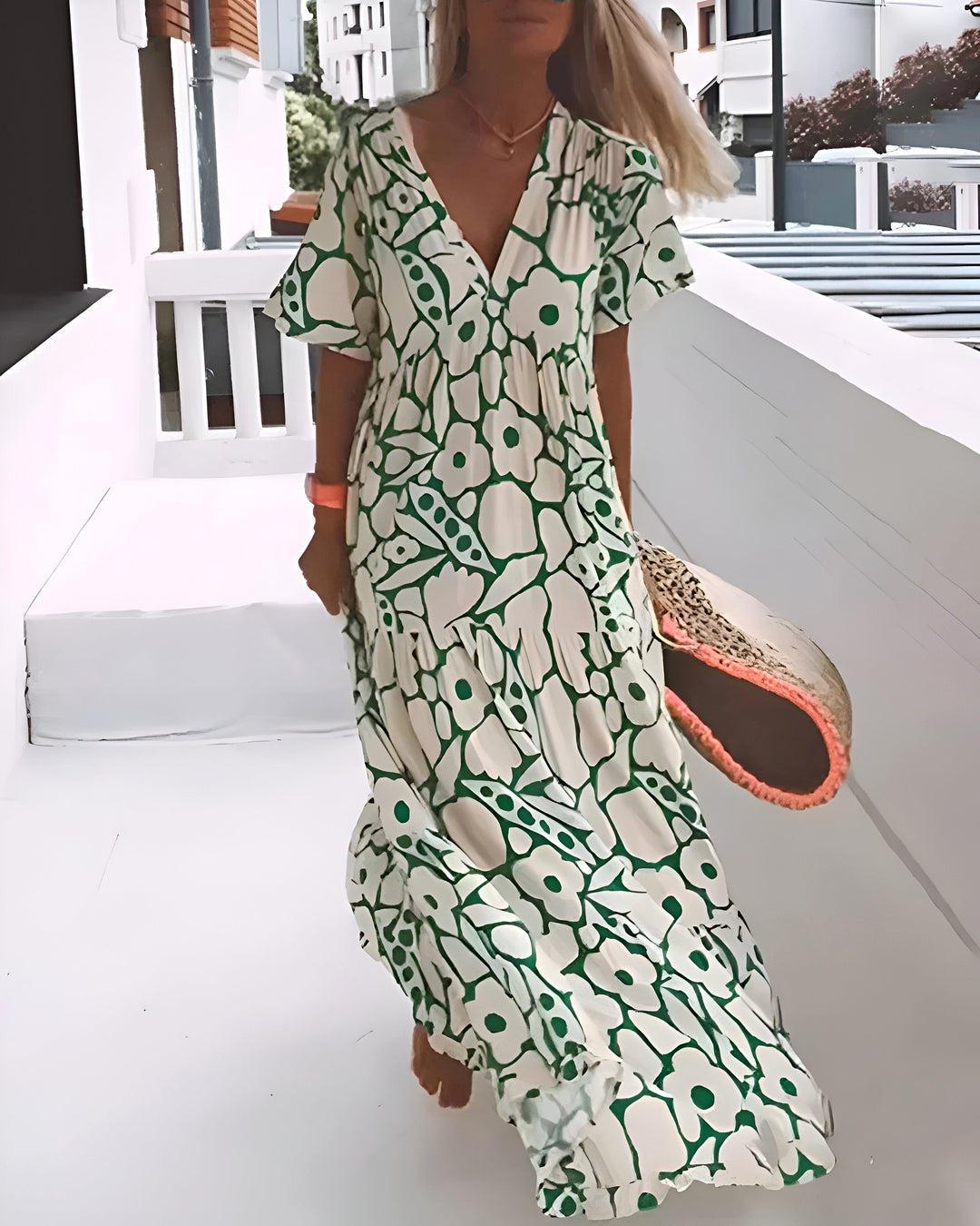 Flora | Women's Floral Maxi Dress - image 1