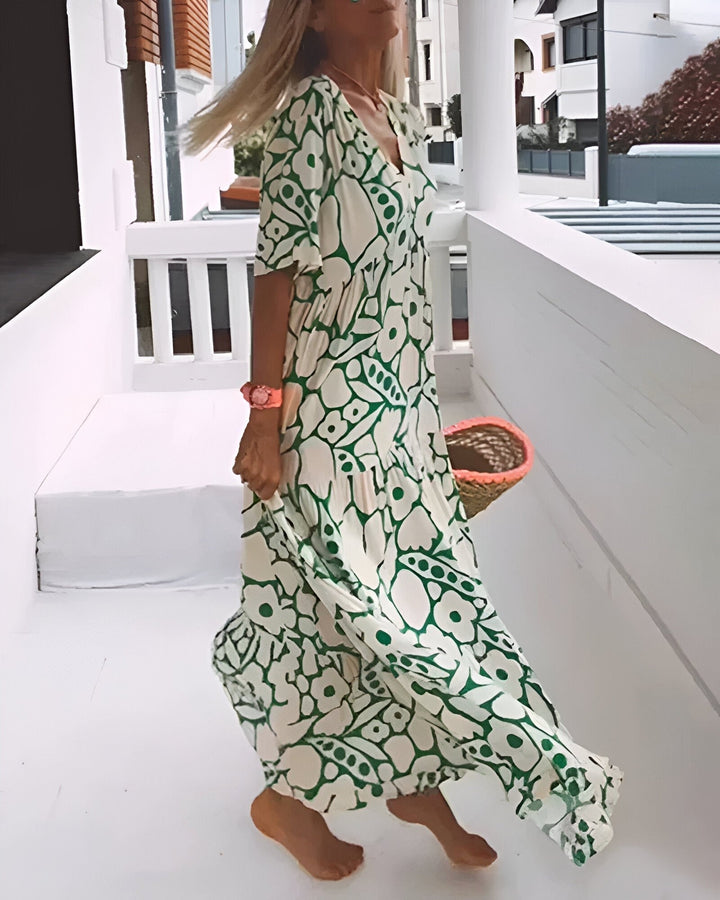 Flora | Women's Floral Maxi Dress - image 3