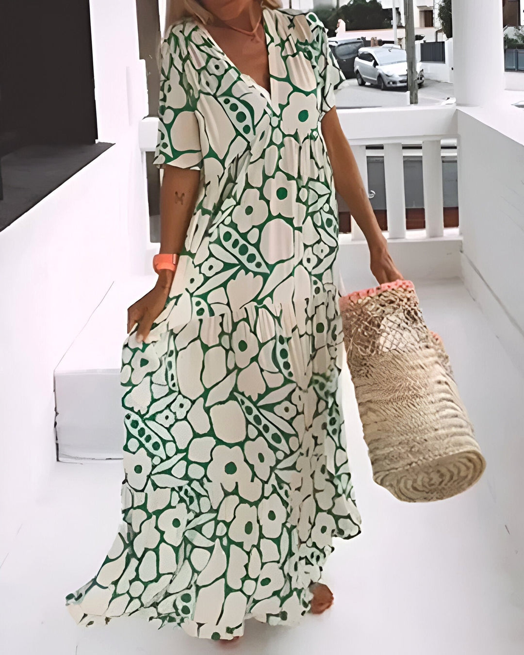 Flora | Women's Floral Maxi Dress - image 4