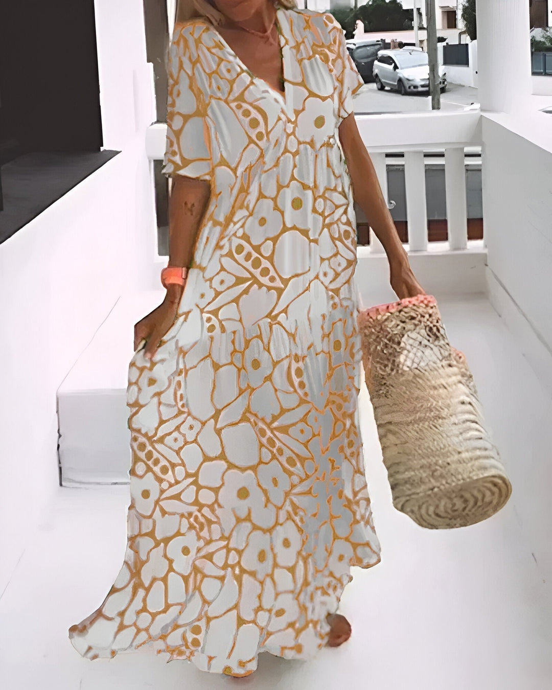 Flora | Women's Floral Maxi Dress - image 7