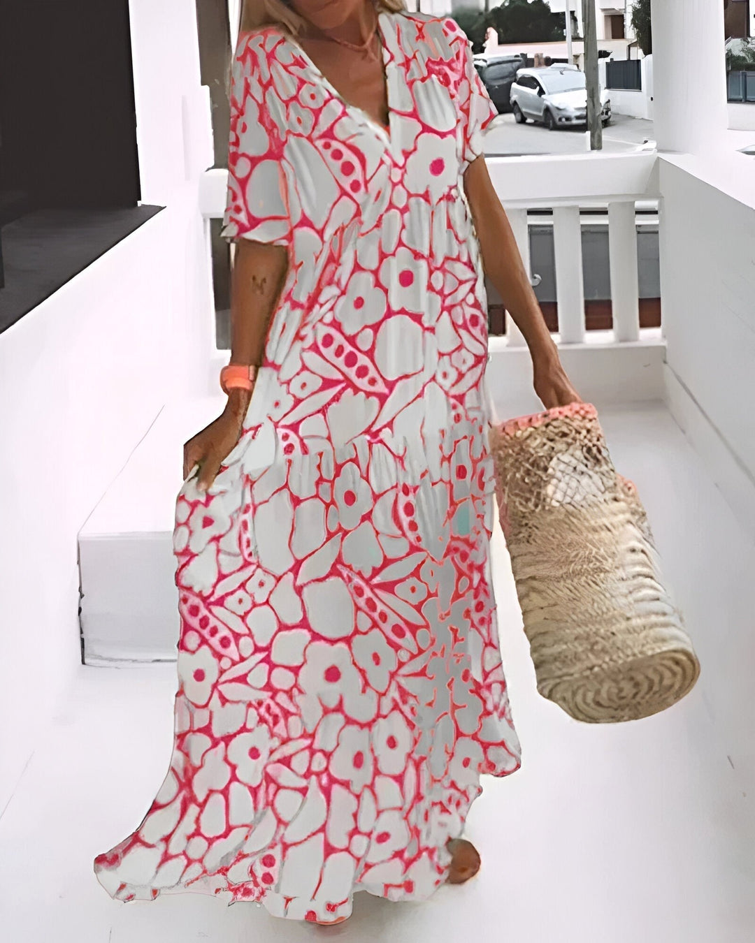 Flora | Women's Floral Maxi Dress - image 8