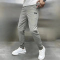 Frank | Men's Elasticated Cargo Trousers, Flexible Stretch Trousers | Animated Apparel