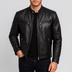 Levi | Men's Leather Jacket, Classic Timeless Leather Jacket | Animated Apparel