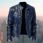 Levi | Men's Leather Jacket, Classic Timeless Leather Jacket | Animated Apparel
