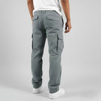 Freddie | Men's Relaxed Fit Cargo Trousers, Side Pocket Streetwear Trousers | Animated Apparel