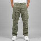 Freddie | Men's Relaxed Fit Cargo Trousers, Side Pocket Streetwear Trousers | Animated Apparel