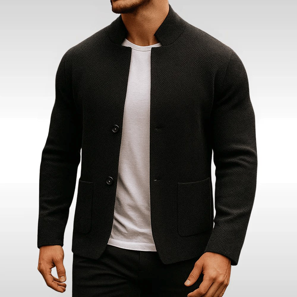 Ariana | Women's Textured Knit Cardigan, Structured Button-Through Cardigan | Animated Apparel