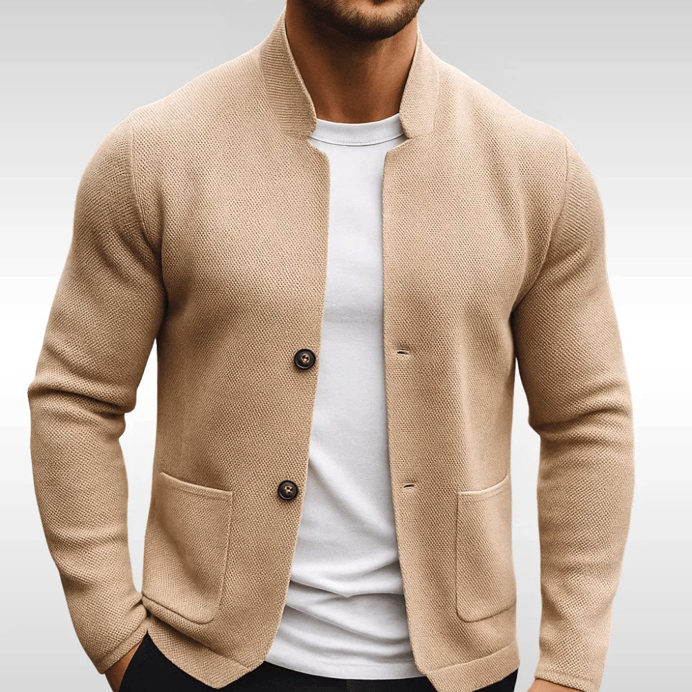 Ariana | Women's Textured Knit Cardigan, Structured Button-Through Cardigan | Animated Apparel