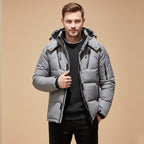 Garrett | Men's Insulated Winter Parka Jacket, Hooded Windproof Coat | Animated Apparel