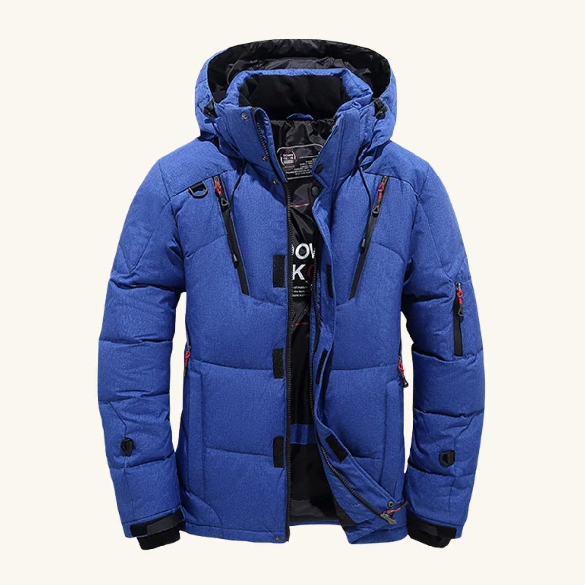 Garrett | Men's Insulated Winter Parka Jacket, Hooded Windproof Coat | Animated Apparel