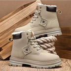 Gavin | Men's Fur-Lined Insulated Snow Boots, Winter Boots | Animated Apparel