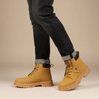 Gavin | Men's Fur-Lined Insulated Snow Boots, Winter Boots | Animated Apparel | Green
